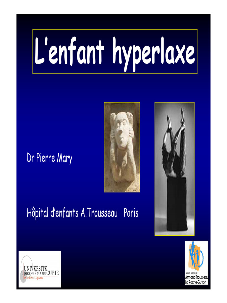 Comprendre l'hyperlaxité chez l'enfant | PDF | Genou | Appareil locomoteur