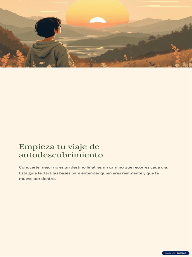Guía de Autoconocimiento Personal | PDF | Temperamento | Las emociones