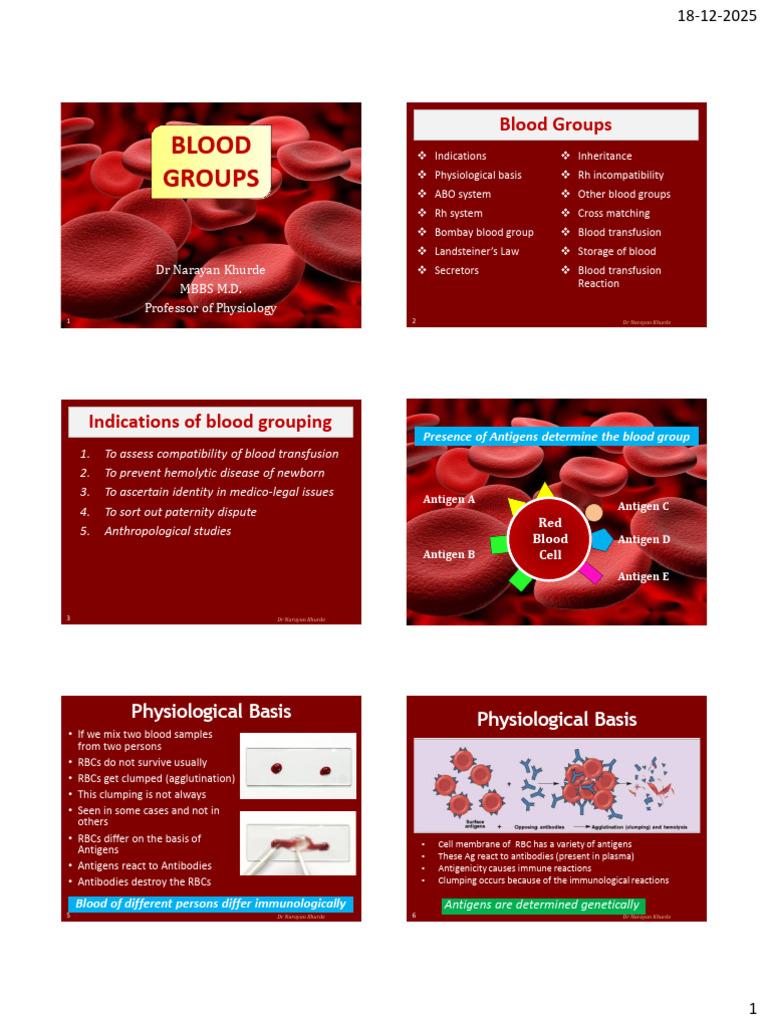 Understanding Blood Groups and Transfusion | PDF | Blood Type | Immunology