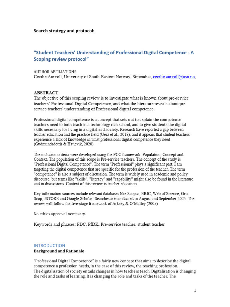 Understanding Pre-Service Teachers' Digital Competence | PDF ...