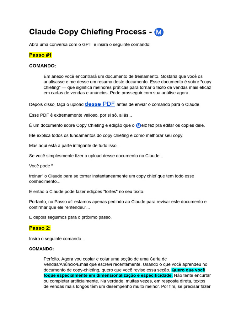 Melhores Práticas de Copy Chiefing | PDF | Corpo humano | Obesidade