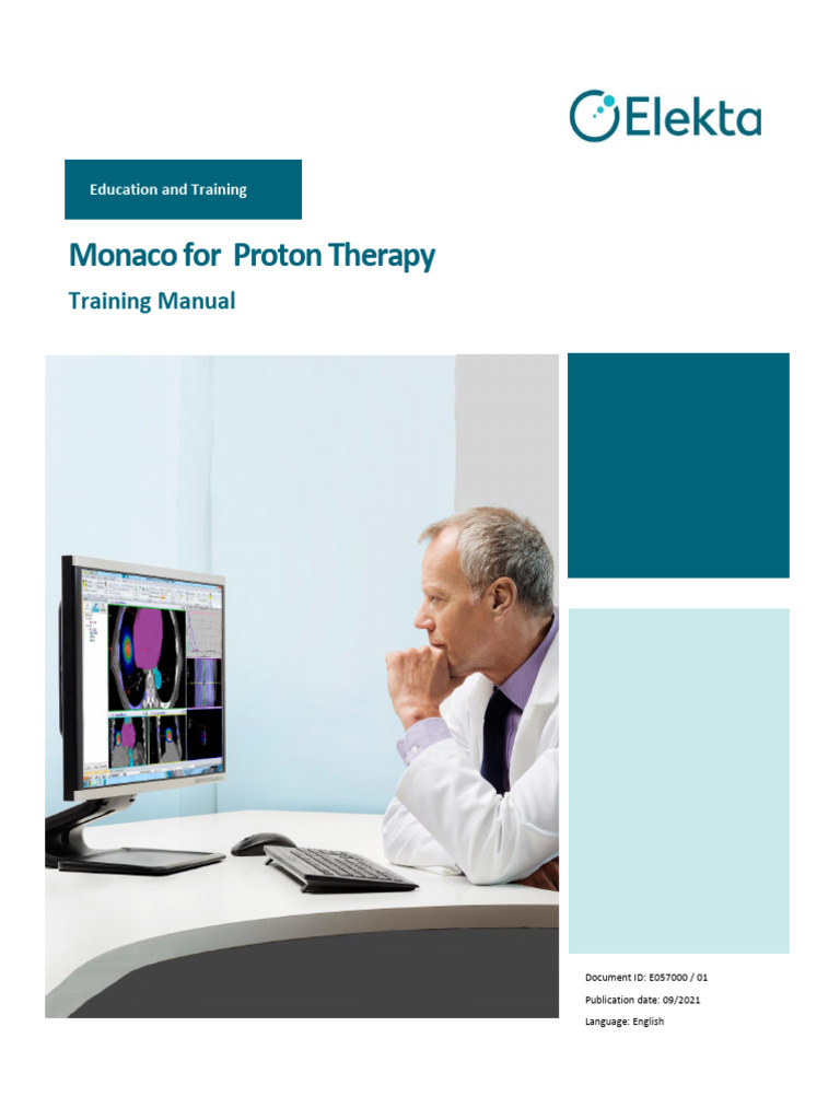 Monaco Proton Therapy Training Guide | PDF | Ct Scan | Trade Name
