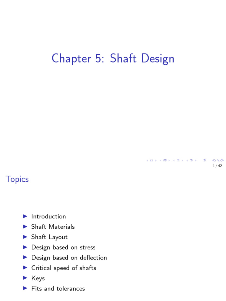 Shaft Design Principles and Materials | PDF | Engineering Tolerance ...