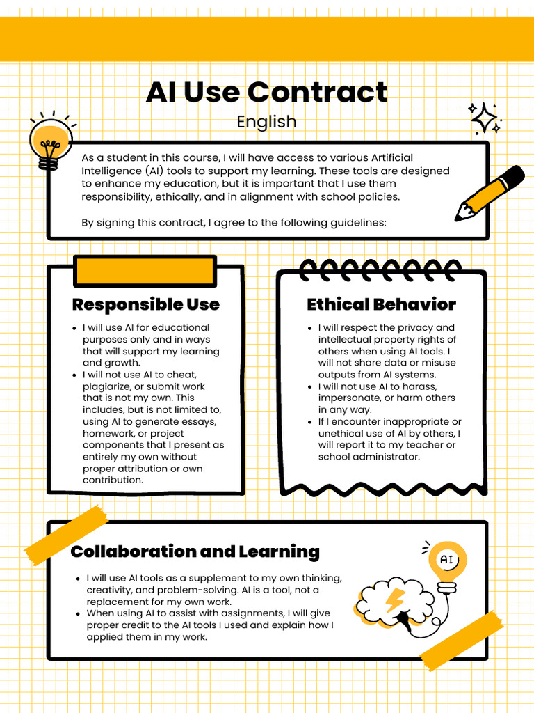 AI Use Guidelines for Students | PDF | Artificial Intelligence ...