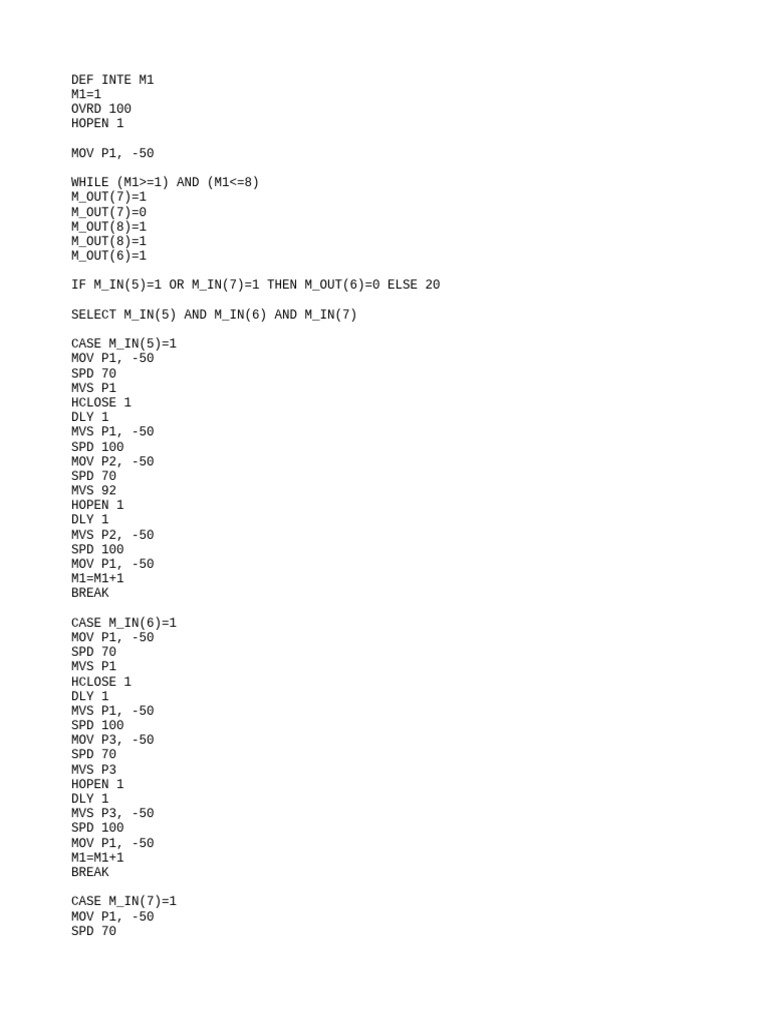 M1 Control Logic and Operations | PDF