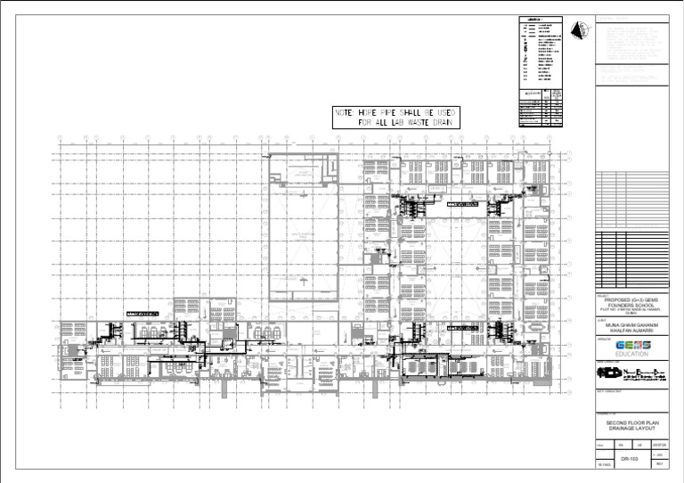 DR-103 Second Floor Plan-Dr-103 | PDF | Sink | Domestic Implements