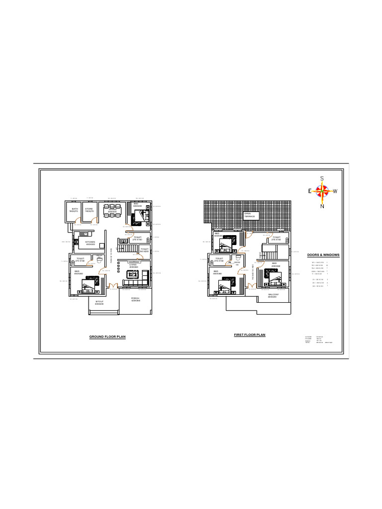 Detailed Floor Plan Layouts | PDF