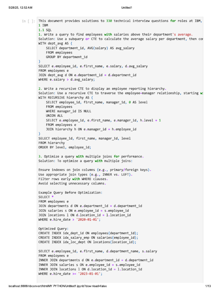 Ibm-Tcs Answer | PDF