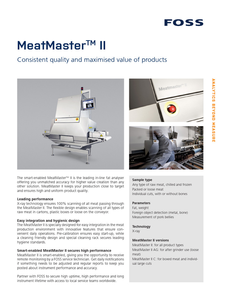 MeatMaster II One Pager GB (2) (1) | PDF | Water