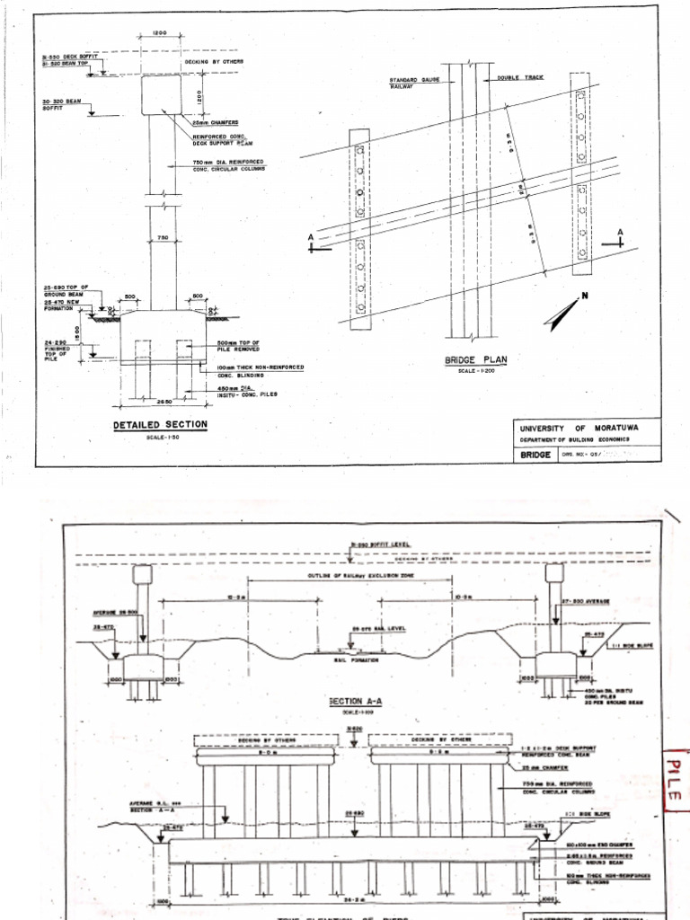 EX 12 - Piling PW | PDF | Beam (Structure) | Concrete