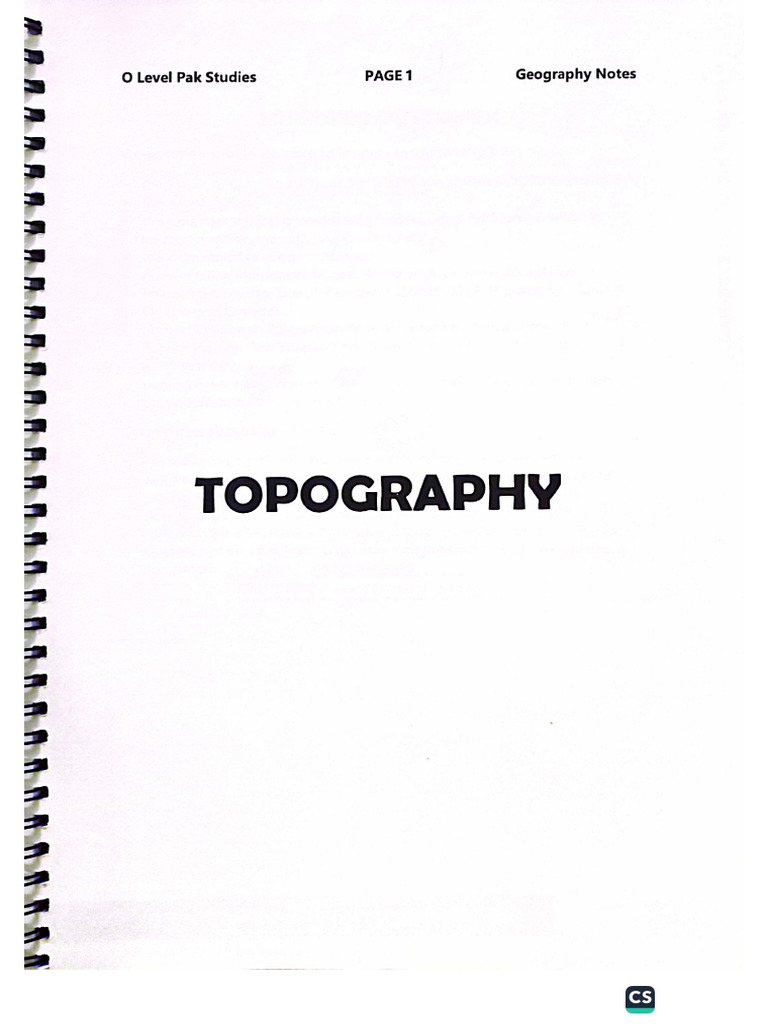 Geography Notes Mym | PDF