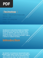Introduction to Technology & Innovation | PDF