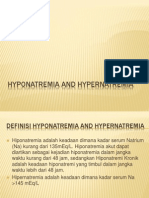 Hyponatremia and Hypernatremia