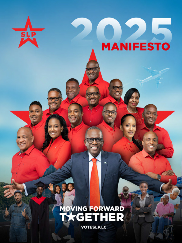 Saint Lucia Labour Party 2025 Manifesto | PDF | Unemployment | Employment