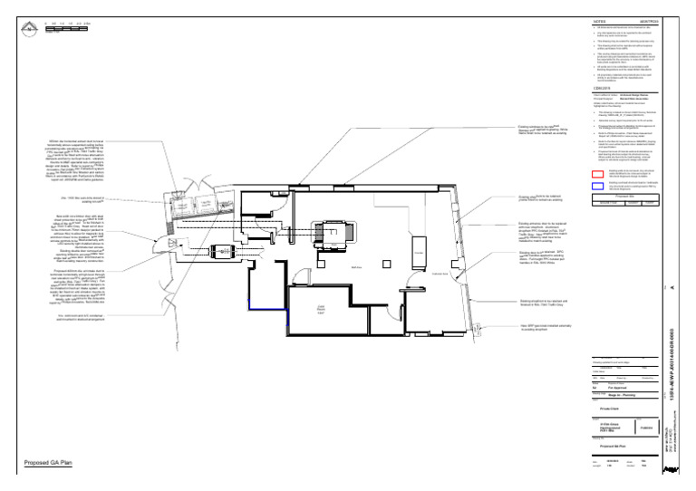 Proposed Ground Floor Plan-1873392 | PDF | Door | Duct (Flow)