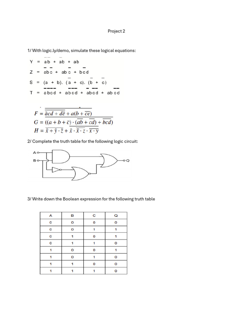 Logic Circuit Simulation and Analysis | PDF