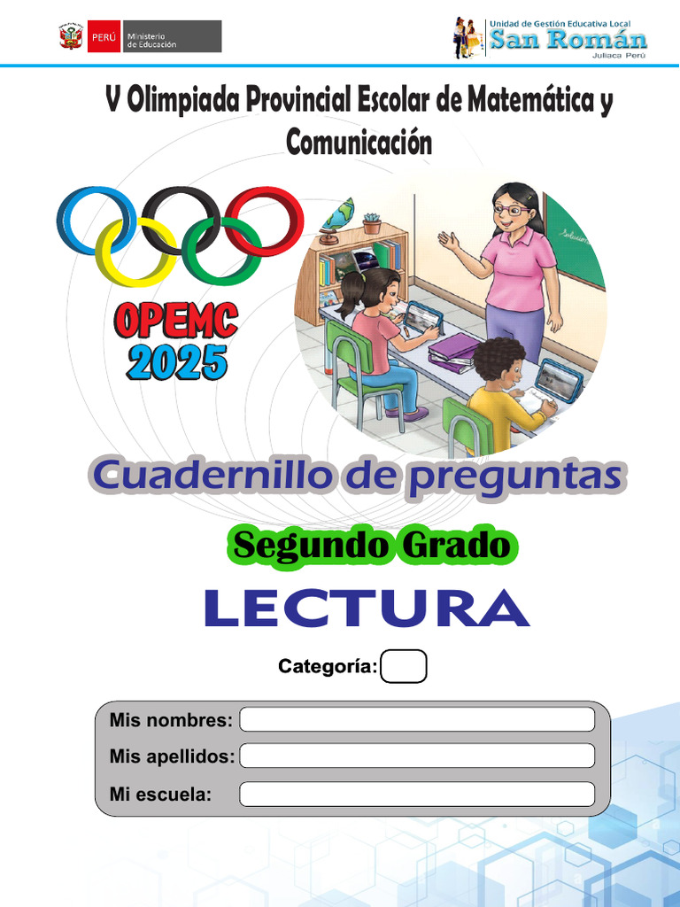 Cuadernillo de Preguntas OPEMC 2025 | PDF