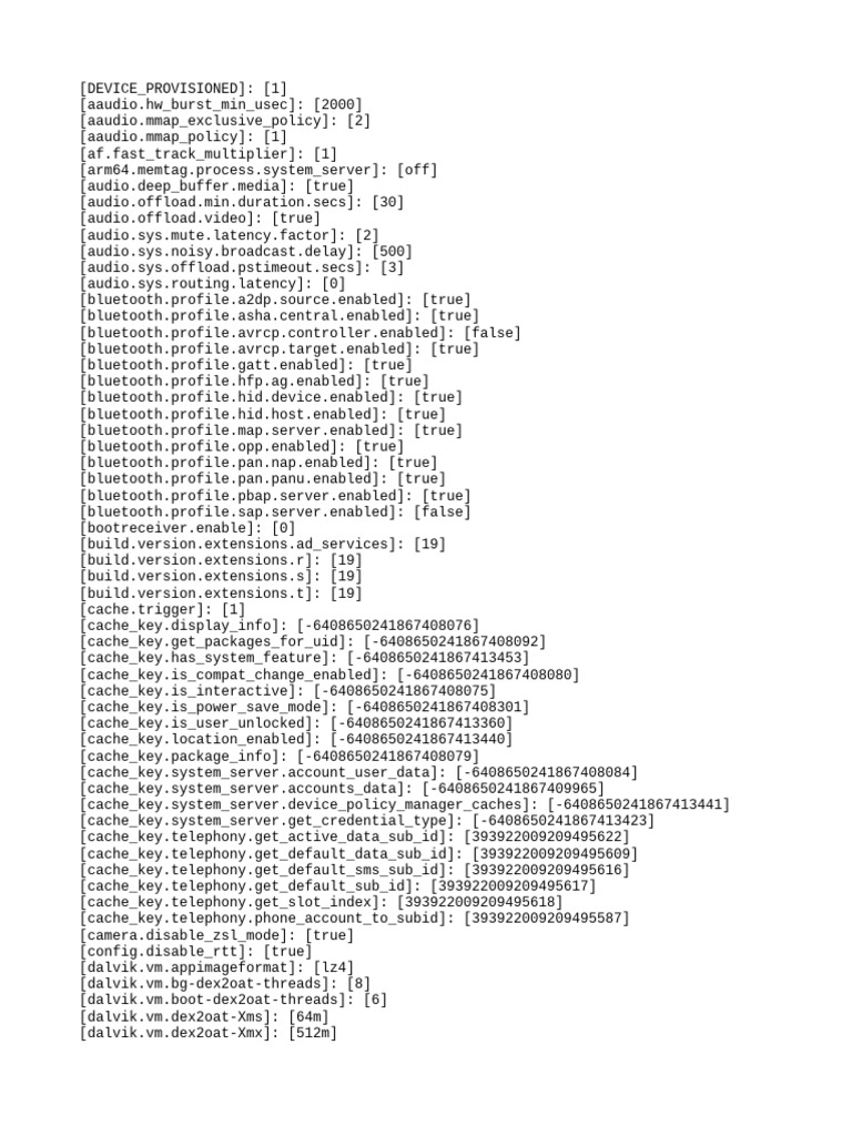 Android Device Configuration Settings | PDF | Alphabet Inc. | Android ...