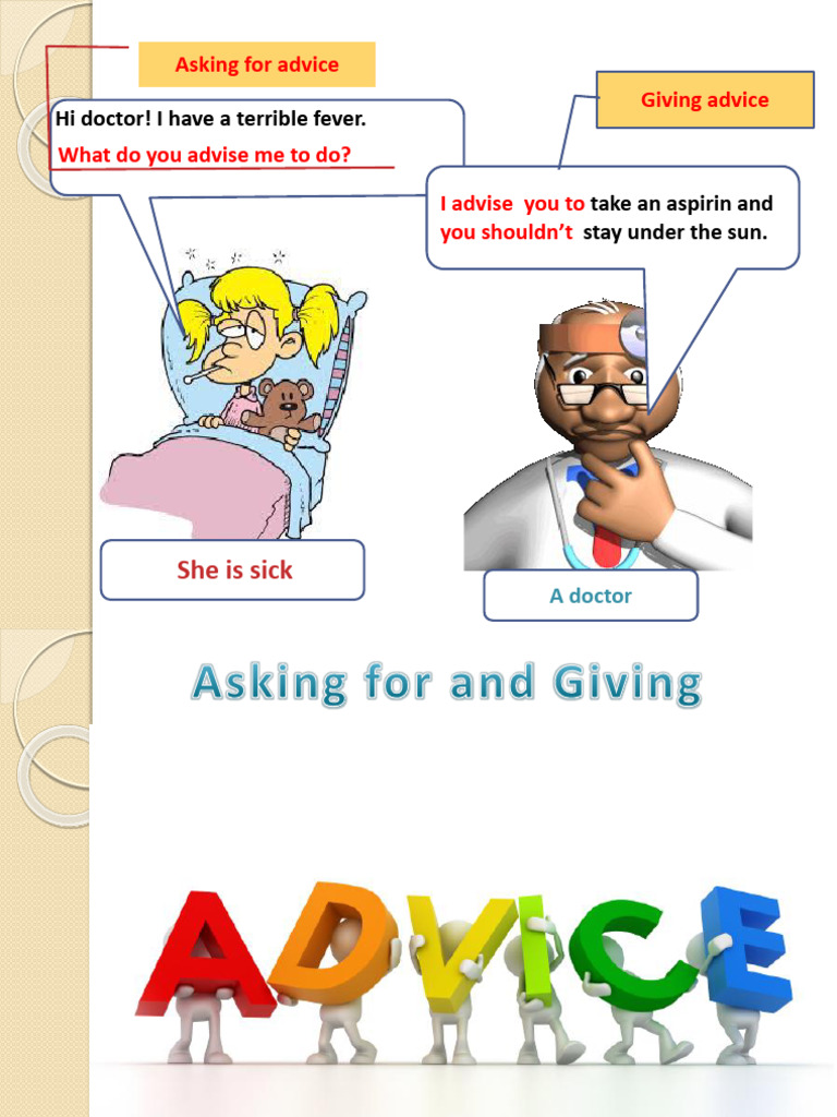 Asking and Giving Advice Guide | PDF | Language Mechanics | Linguistic ...