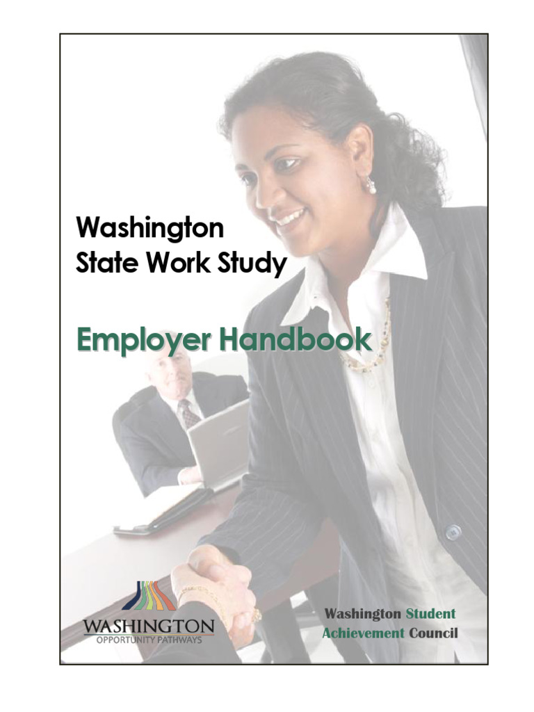 Washington State Work Study Employer Guide | PDF | Employment | Social ...