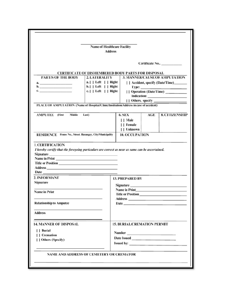 Dismember Body Part No Heading | PDF