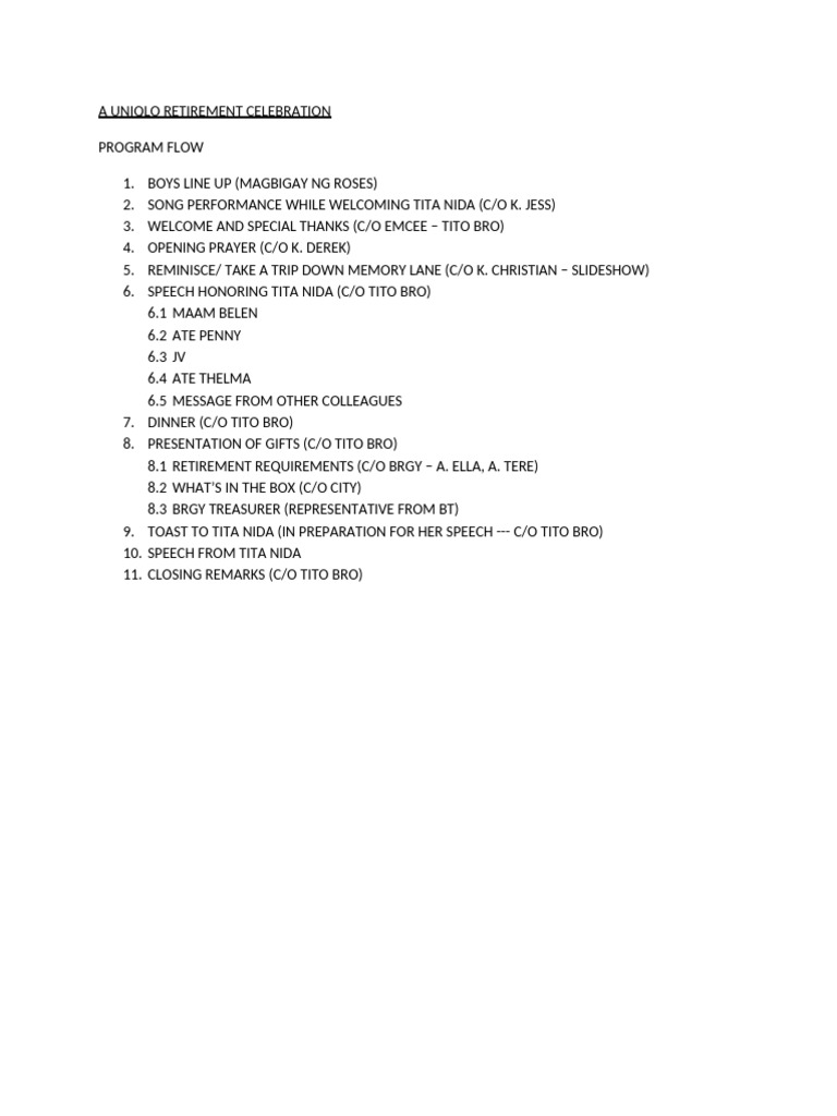 Program Flow | PDF