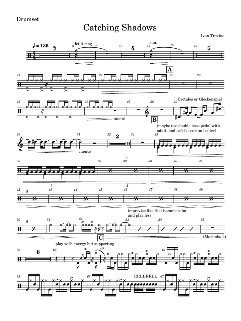 Catching Shadows-Drumset New | PDF
