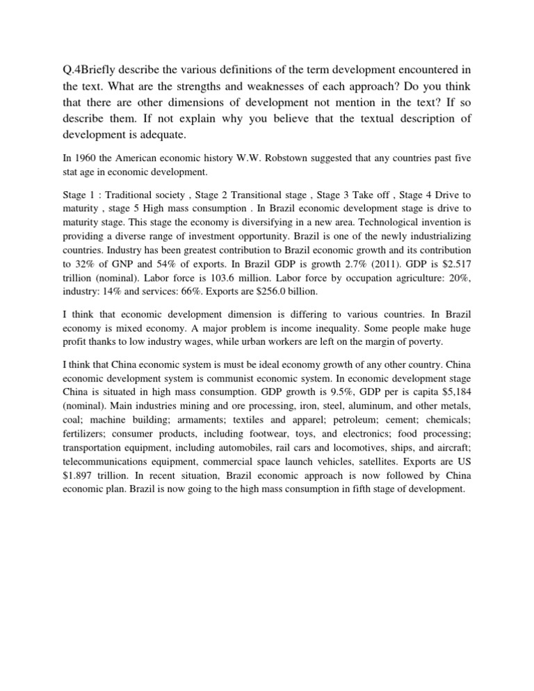 Definitions and Stages of Development | PDF