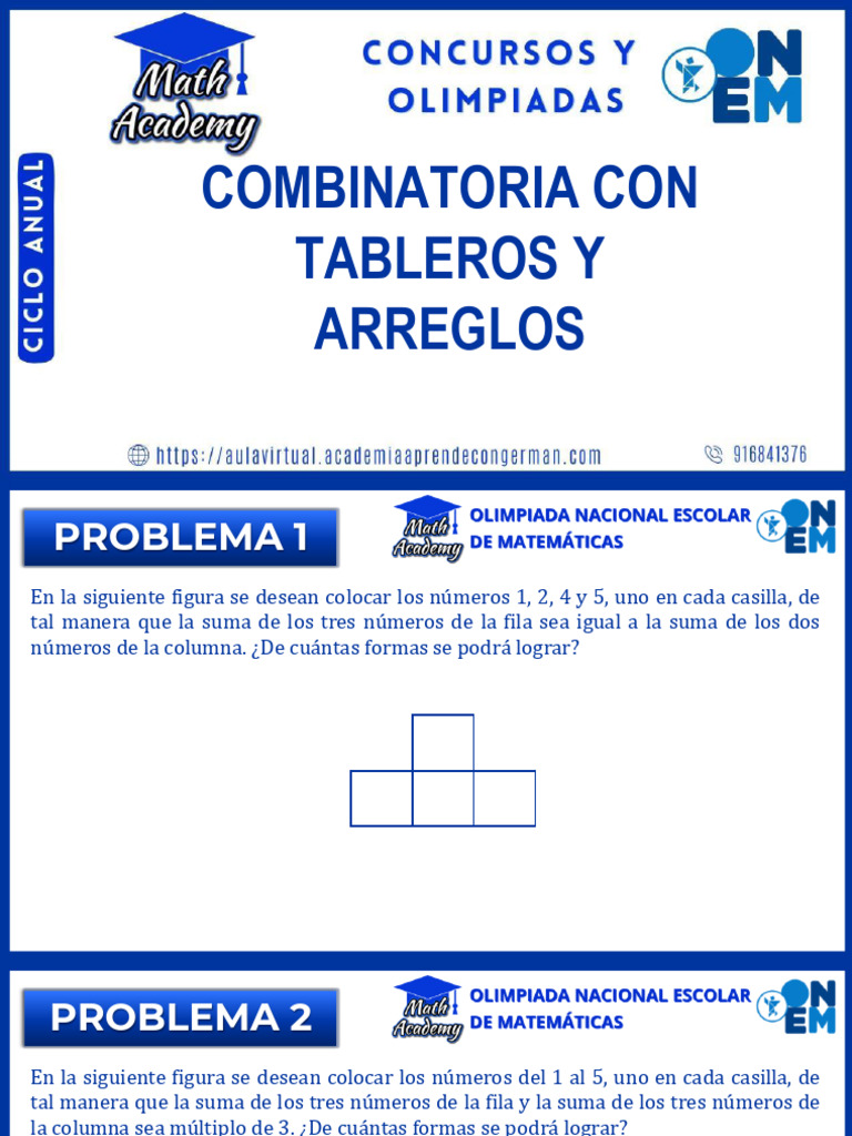 Problemas de combinatoria y arreglos | PDF | Color