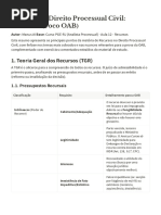 Checklist para Recurso Especial (REsp) | PDF | Direito Comum | Judiciários