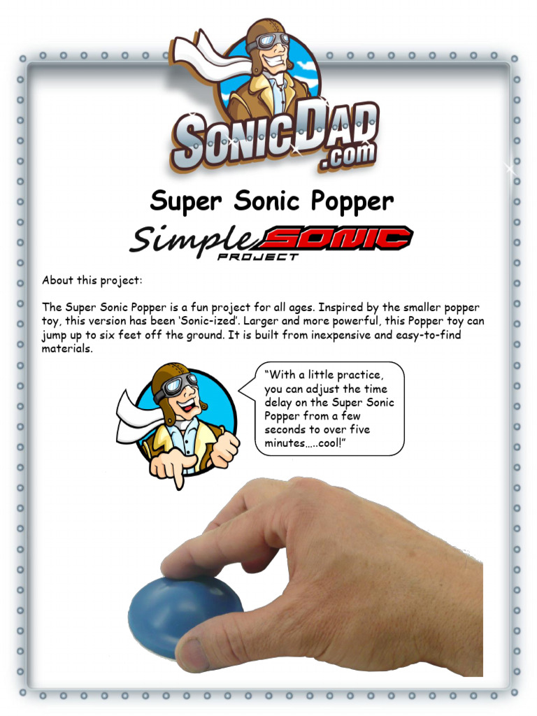 Super Sonic Popper DIY Guide | PDF
