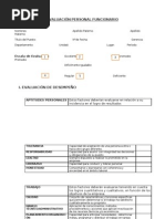 EVALUACIÓN PERSONAL FUNCIONARIO