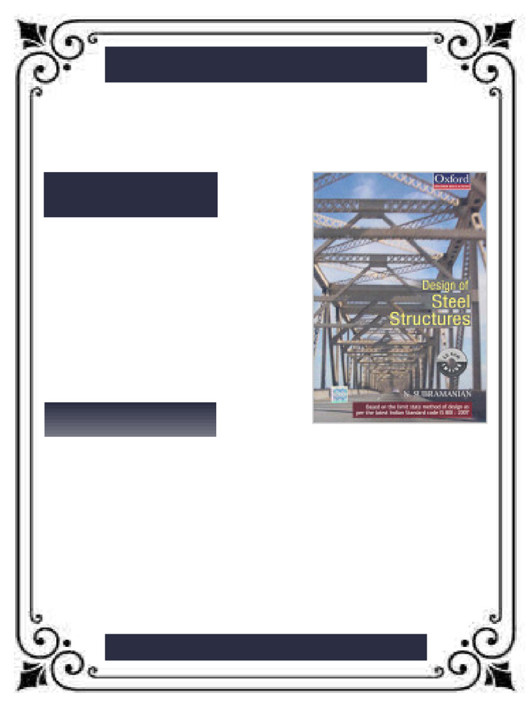 Design of Steel Structures Oxford Higher Education Subramanian ebook ...