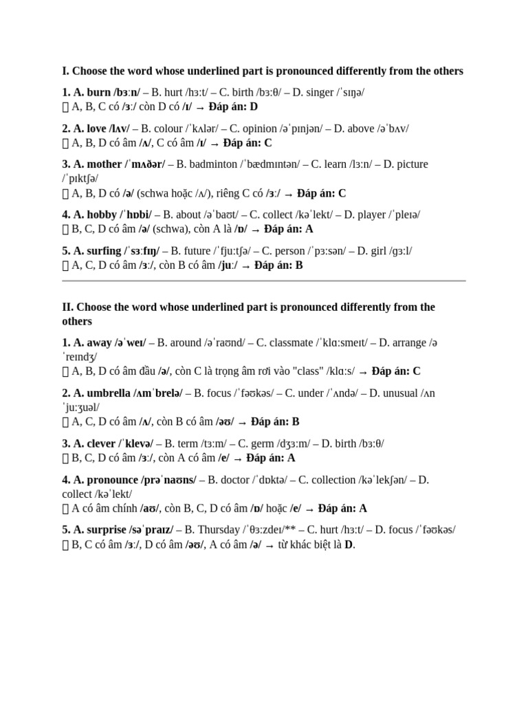 Key Test Unit 1 PH | PDF