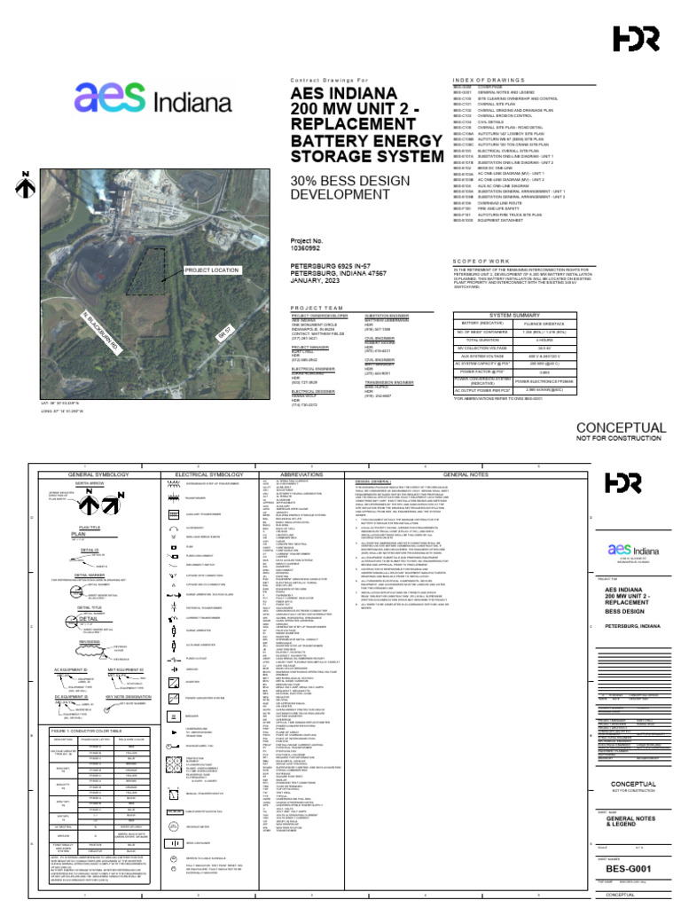 200 MW BESS Design for AES Indiana | PDF | Alternating Current ...