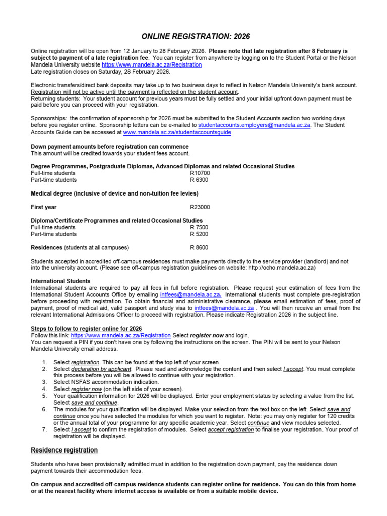 2026 Online Registration Guide | PDF | Payments | Banks