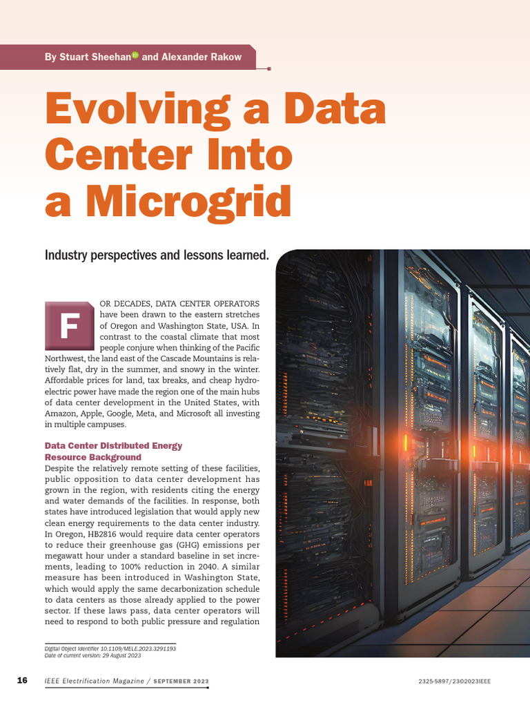 Data Center Sustainability Challenges | PDF | Data Center | Electrical Grid