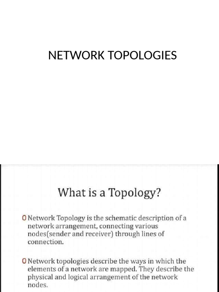 Network Topologies | PDF