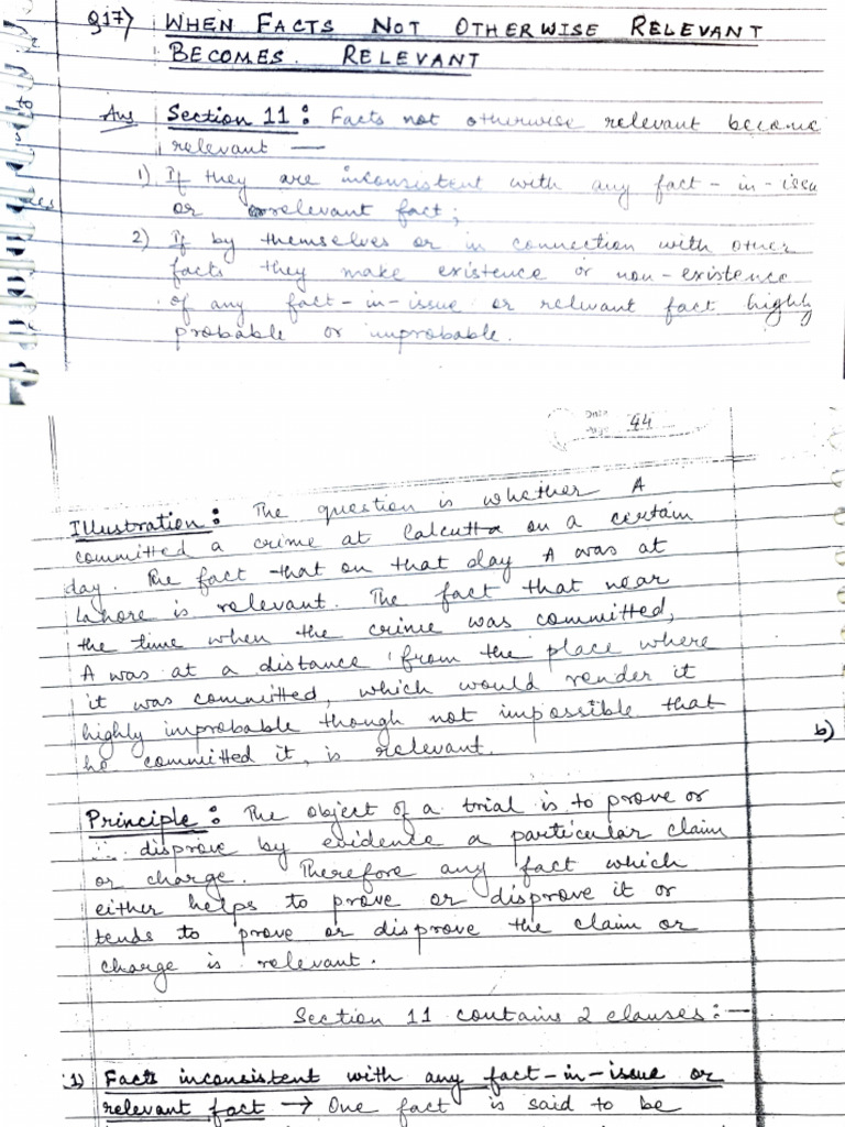 Relevant Legal Principles Explained | PDF