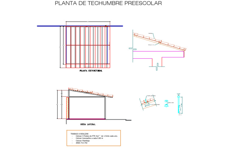 Instalación de Techumbre Preescolar | PDF