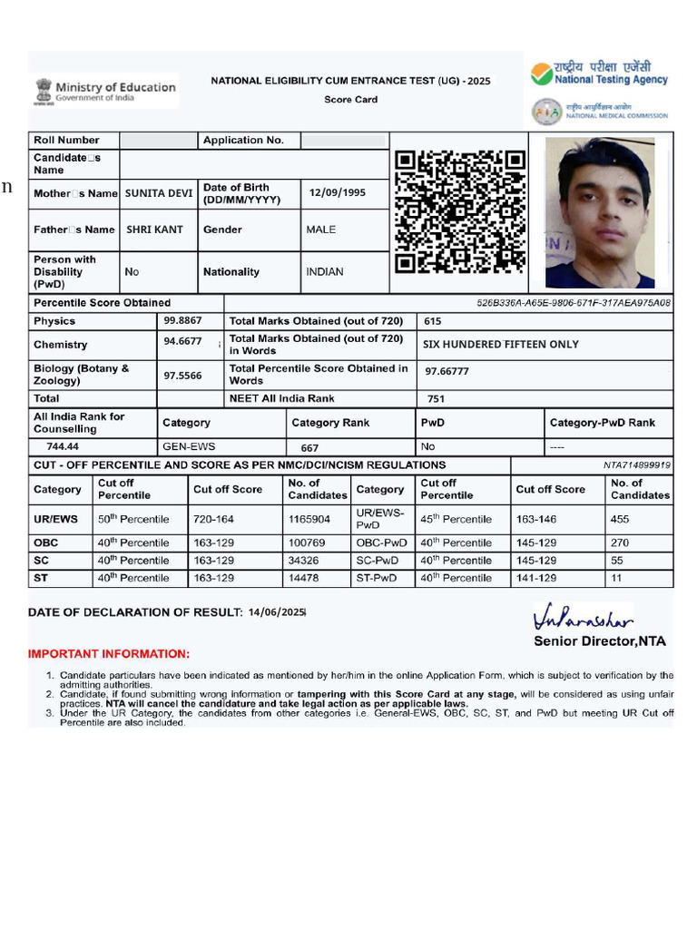 Score Card | PDF