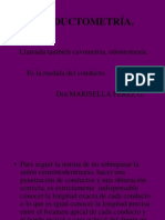 Conductometría para medir longitud de conductos dentales