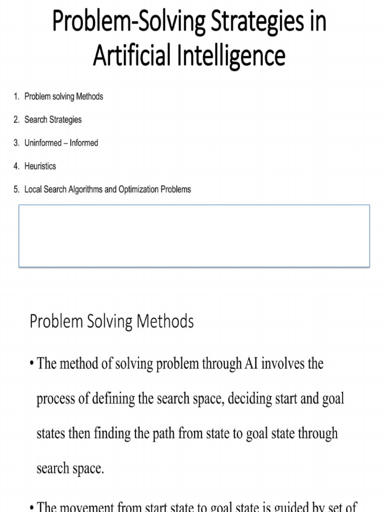 4-Informed Search and Optimization Methods | PDF