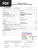 Mwito SACCO Share Transfer Form | PDF