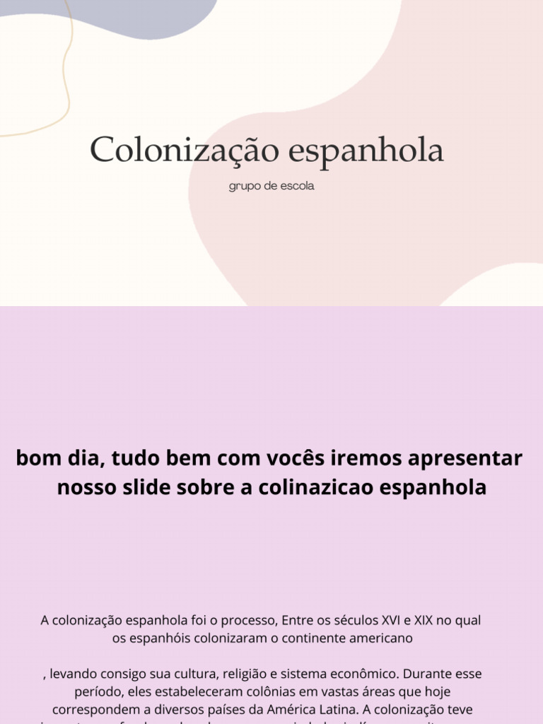 Coloniza%C3%A7%C3%A3o espanhola | PDF