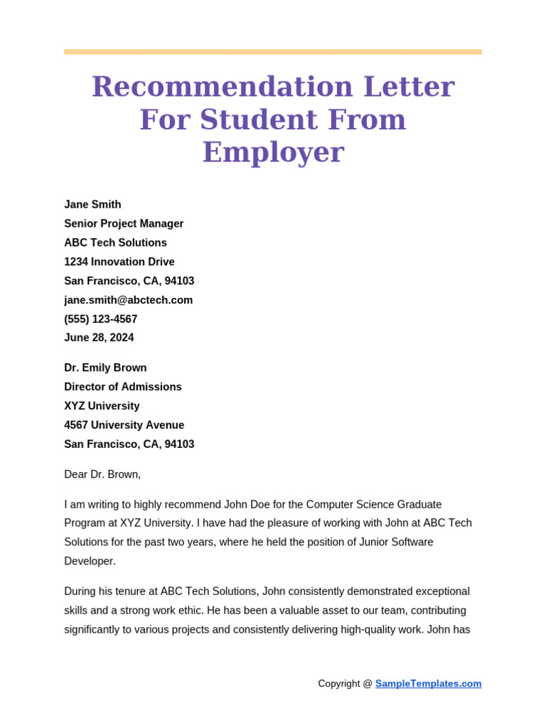 Recommendation for Computer Science Student | PDF