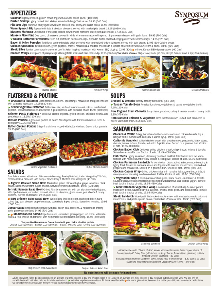 Delicious Appetizers and Sandwiches Menu | PDF | Hamburgers | Salad