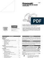 Kawasaki 80A Arc Welder 840641 Eng