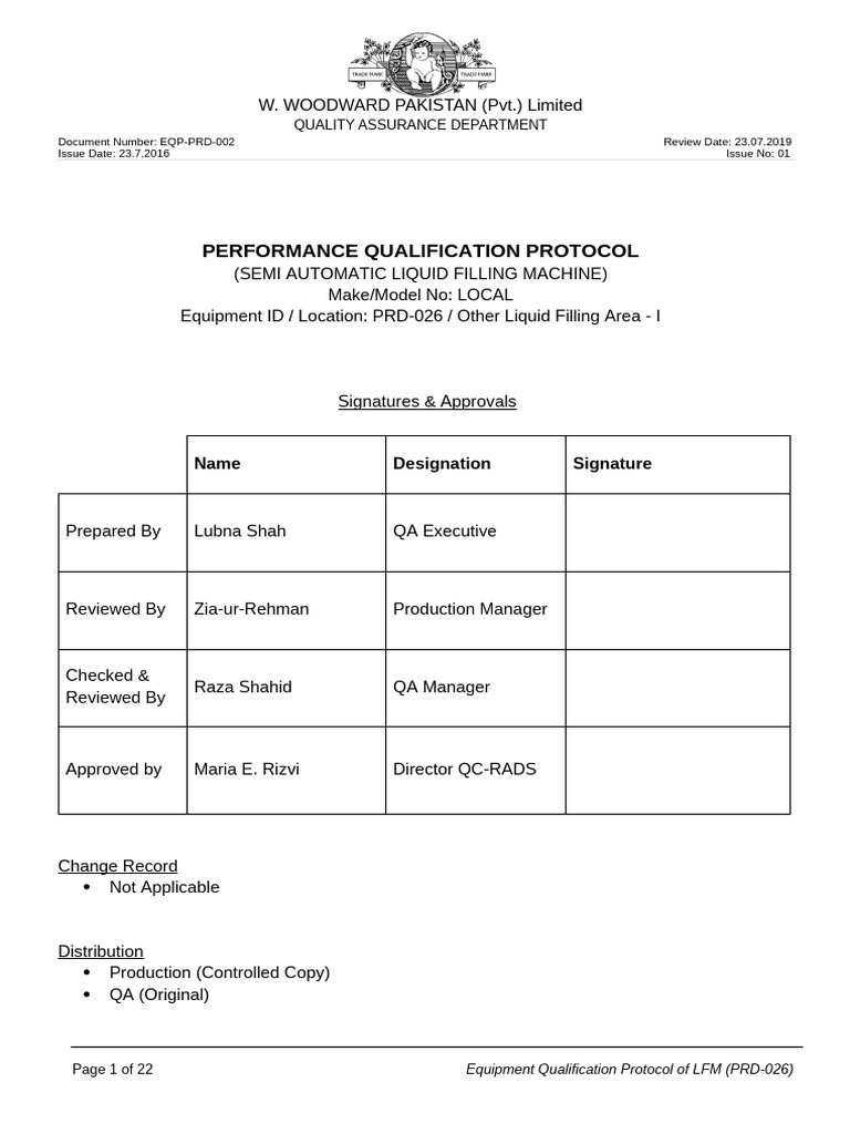 LFM (PRD-026) | PDF | Verification And Validation