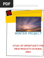 Download Study of Opportunity for Fmcg Products in Rural Market by Pravin Tripathi  SN9705016 doc pdf